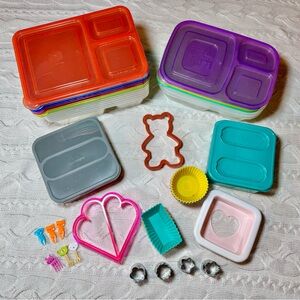 Colorful Bento Box Set with Accessories #1098